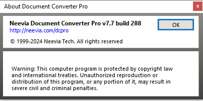 Neevia Document Converter Pro